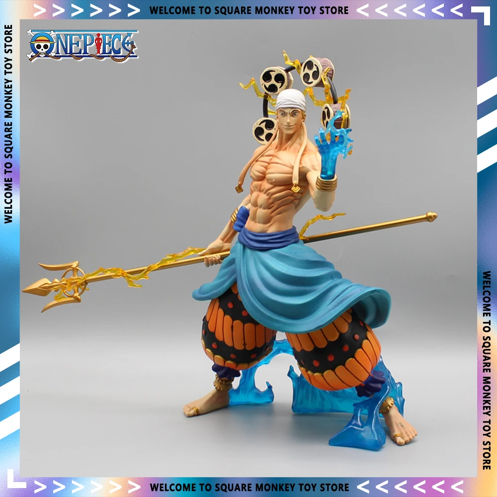 31cm One Piece Enel Figure Sky Piea Enel Battle Form Anime Figures Gk