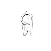 1pcs Stainless Steel Kitchen Small Knife Practical Portable Small Scissors Medium-Sized Travel Folding Scissors 1