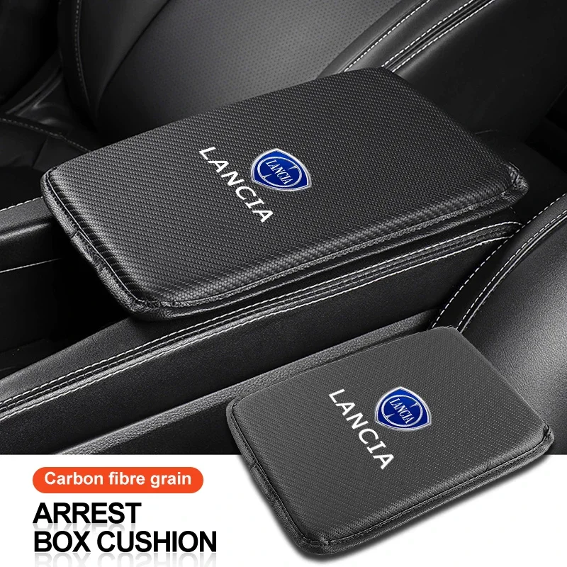 Bracciolo Per Auto Box Pad Protection Cuscino Per Poggiagomiti Copertura Per Console Centrale Per Chiave Lancia Ypsilon Delta Musa Nera Thema Stratos