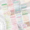Yoofun 4.5x200cm Capture A Rainbow Collage Washi Tape Floral Material Creative DIY Journal Scrapbooking Diary Masking Tape 1