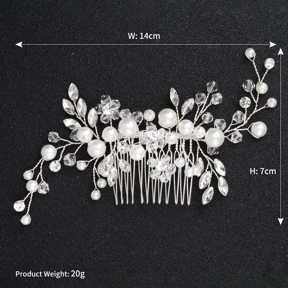 Pearl Hair Comb Headpiece for Bridal Wedding GirlFriend hair accessories bridal hair accessories