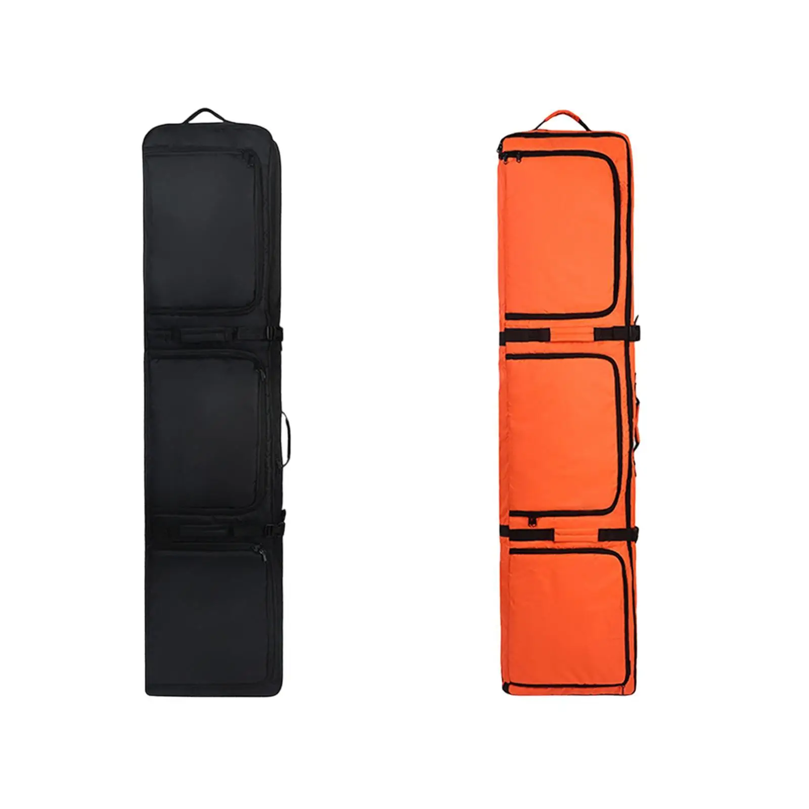 Ski Bag Fashion 3 Big Outside Storage with Wheels Roller Snowboard Bag for Airplane Travel Men 2 Sets Skis Boots Winter Sports