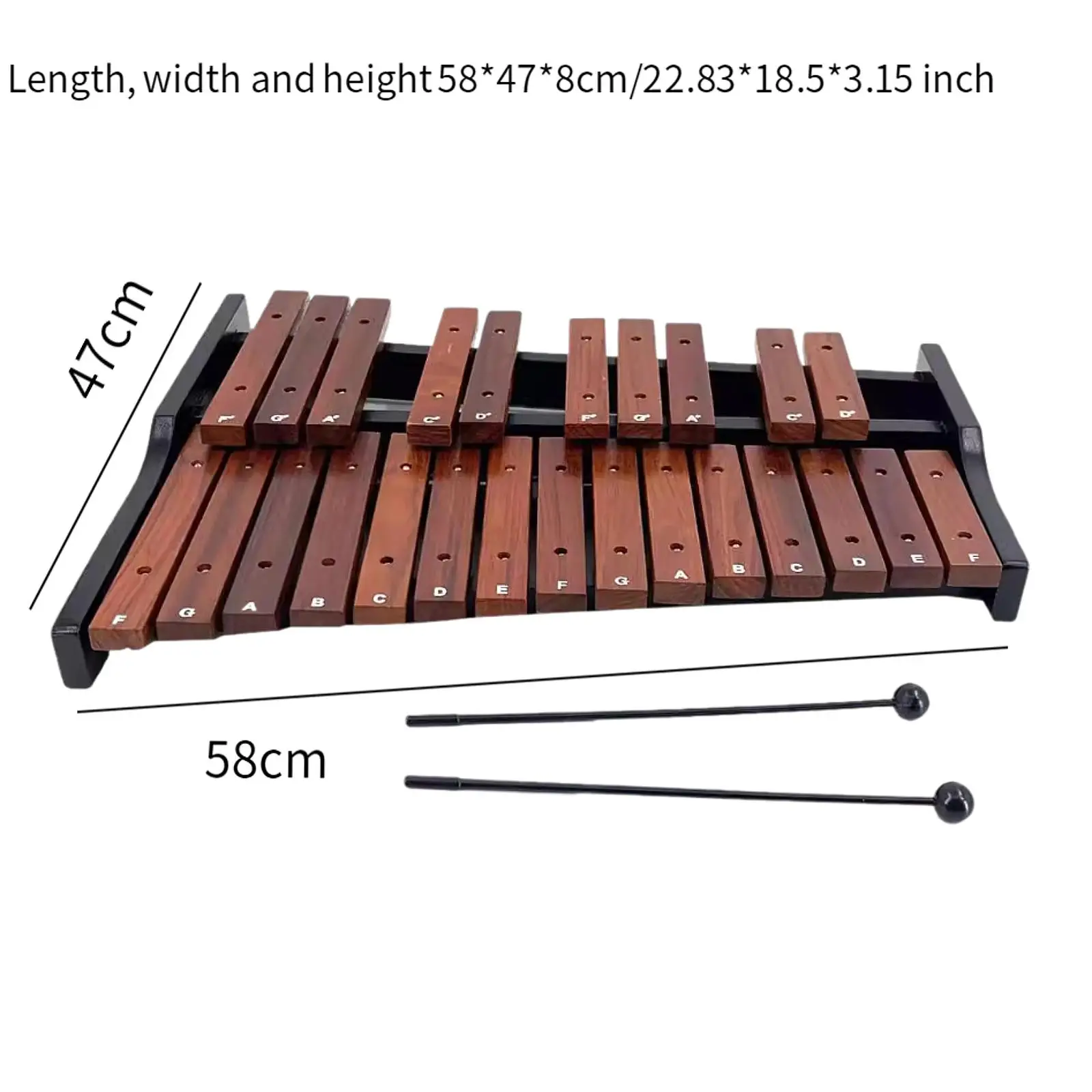 25 Note Xylophone Wood Montessori for Music Lessons Live Performance Concert Professional Xylophone Instrument Music Teaching