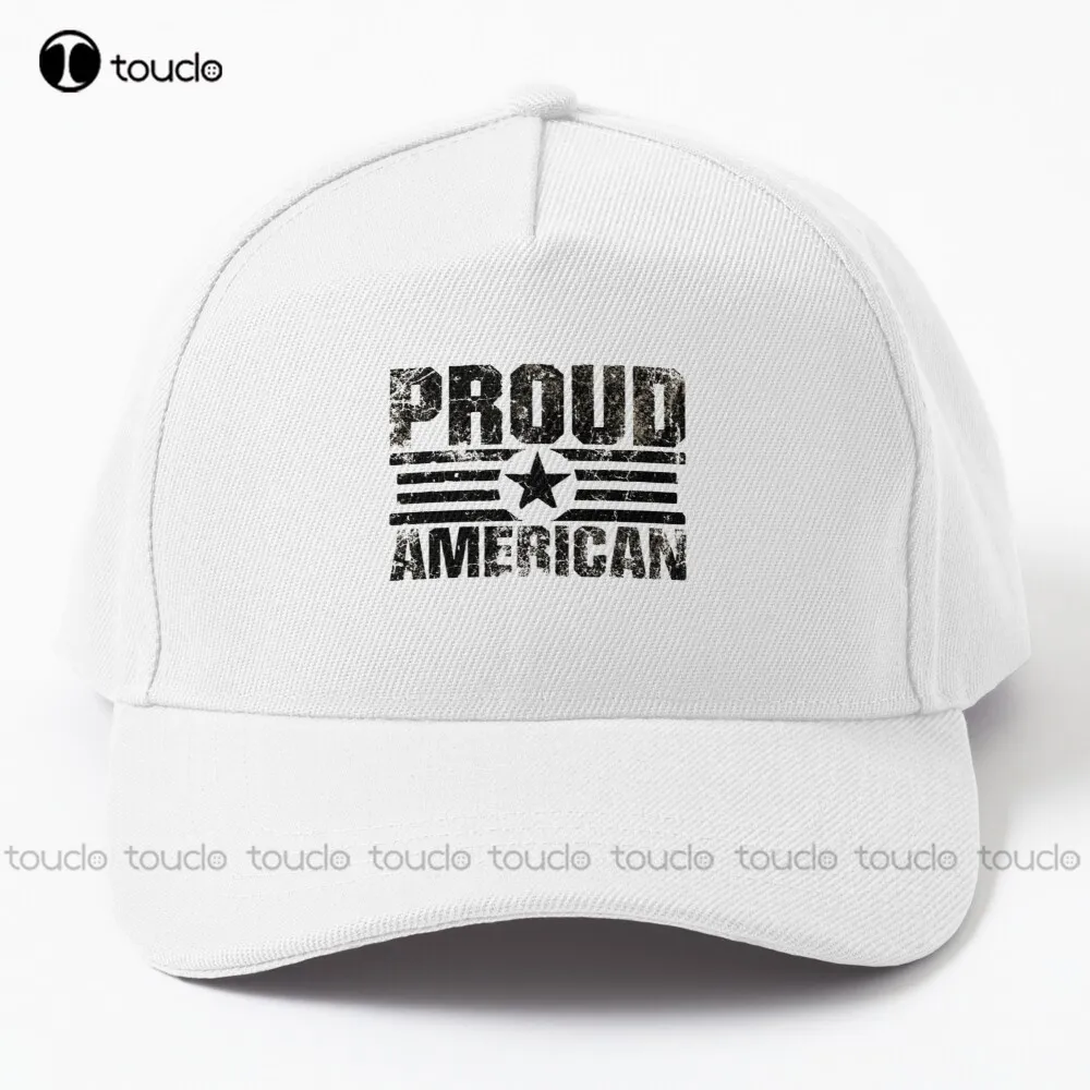 

Proud American Usa Flag Distressed Baseball Cap Custom Baseball Cap Comfortable Best Girls Sports Unisex Adult Teen Youth Gift