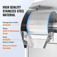 Succebuy Machine à glace commerciale flocon de neige électrique fabricant de cônes de neige système de refroidissement par air pour une Dissipation thermique rapide pour boulangerie café 5
