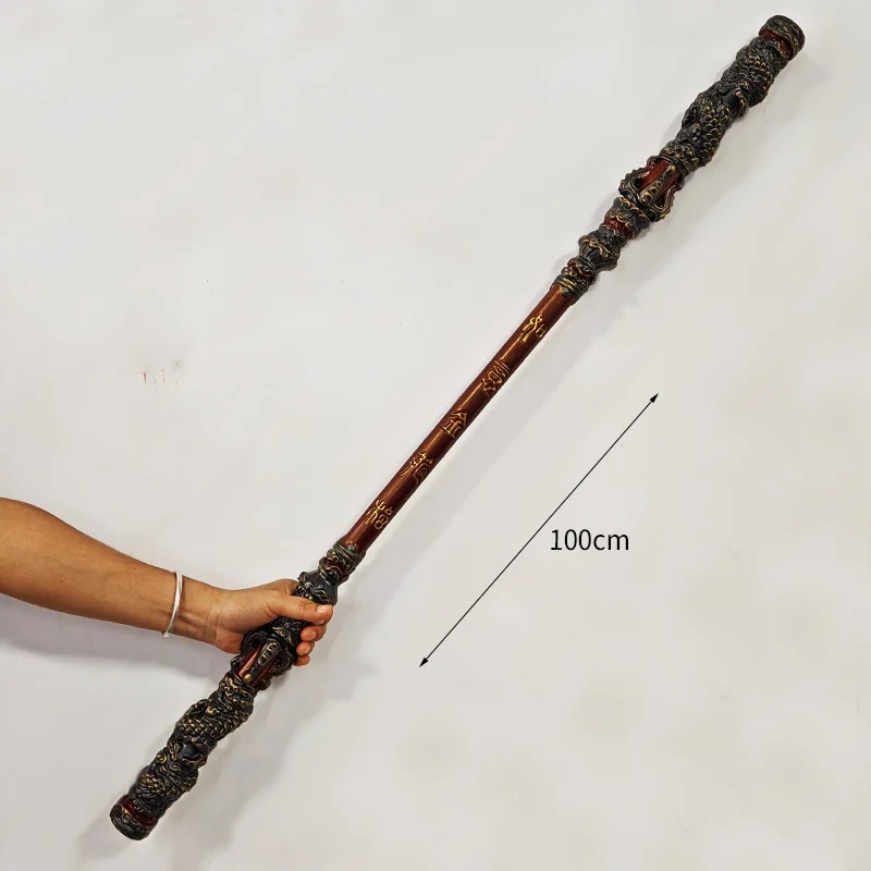 100cm PU Black Myth Wukong Cudgel Katana Real Full Size Wukong Weapon Japanese Katana Samurai Sword Sabre Kid Toy Anime Gift