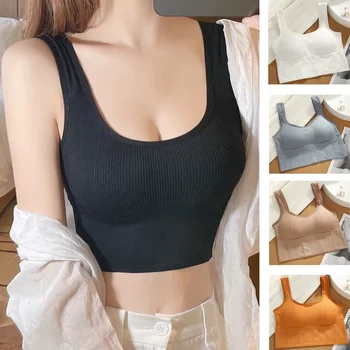 Women Breathable Sports Bra Female Fitness Top Seamless Yoga Bra Shockproof Crop Top Push Up Sport Bra Lady Gym Workout Top 1