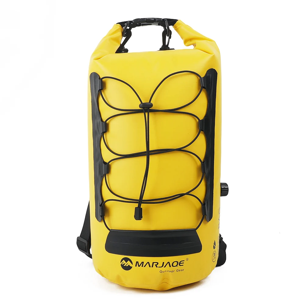 20L Backpack Organizer Dry Wet Separation Outdoor Storage Backpack Collapsible Lightweight for Kayaking Rafting Boating Swimming