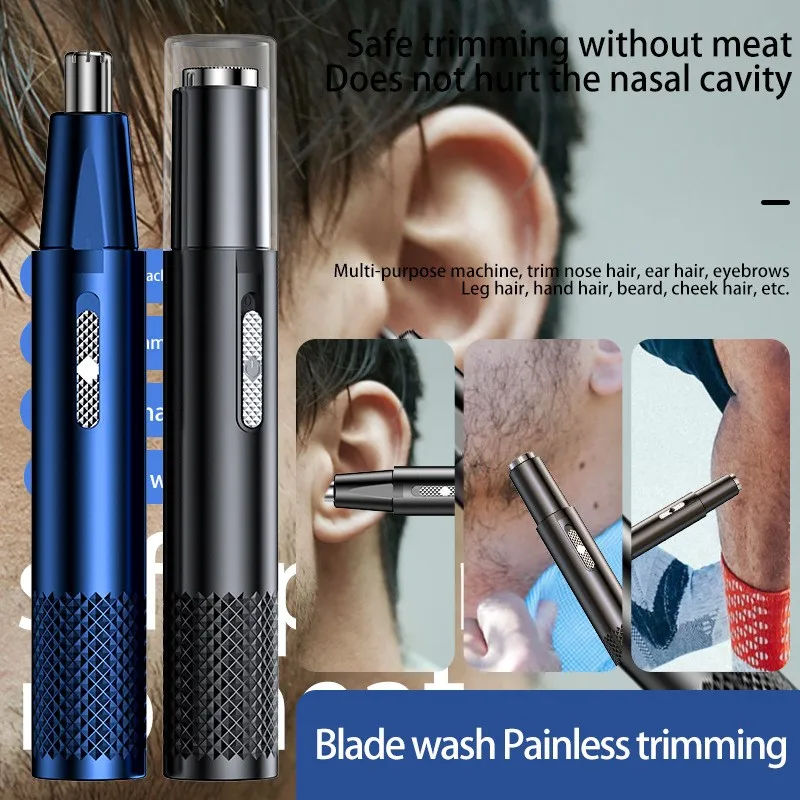 Nose Hair Trimmer USB Charging New High Quality Electric Portable Men Mini Nose Hair Trimmer 4