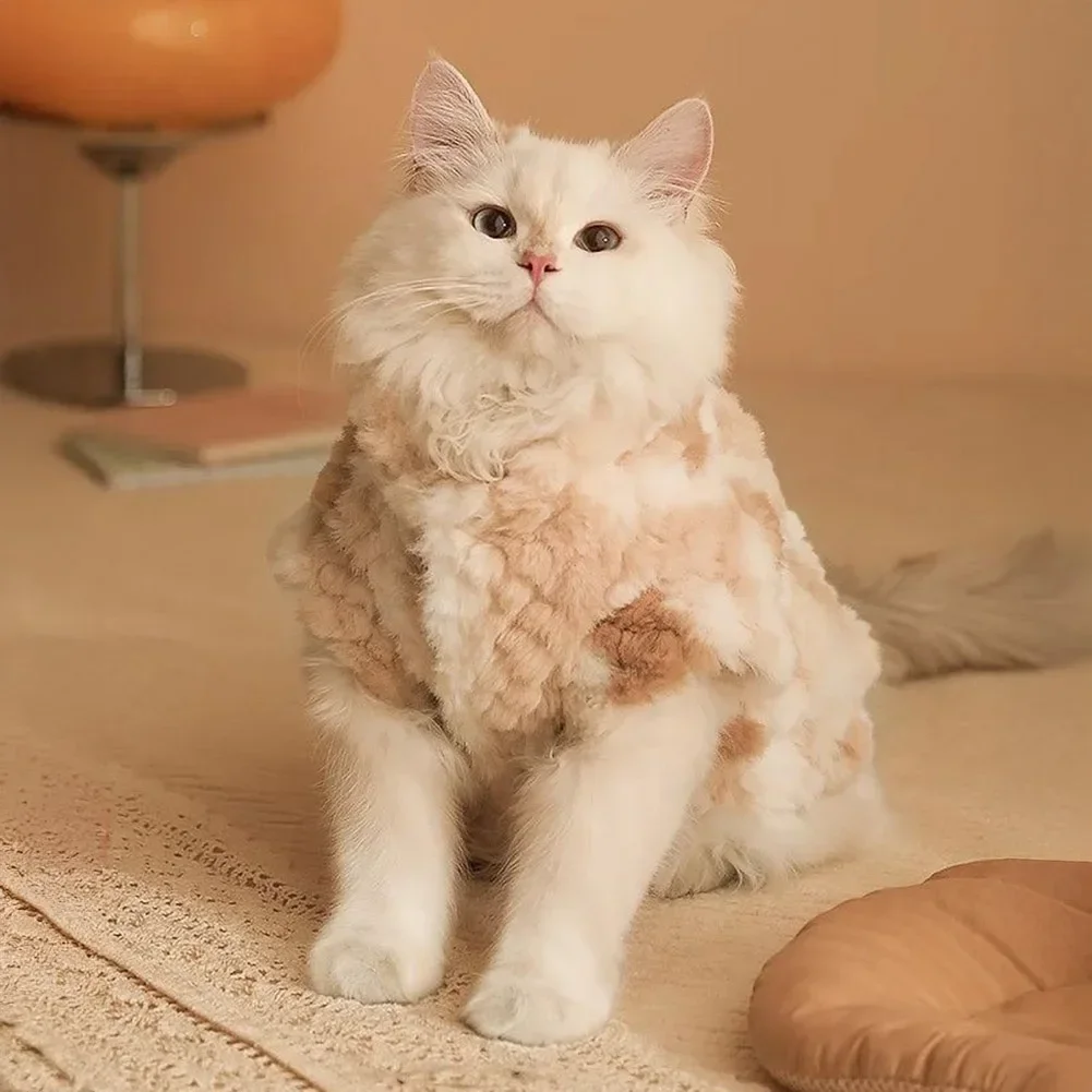 Soft Autumn and Winter Warm Pet Vest L-XXL Small and Medium-sized Cat/dog Warm Clothing Home Pet Clothing Pet Accessories