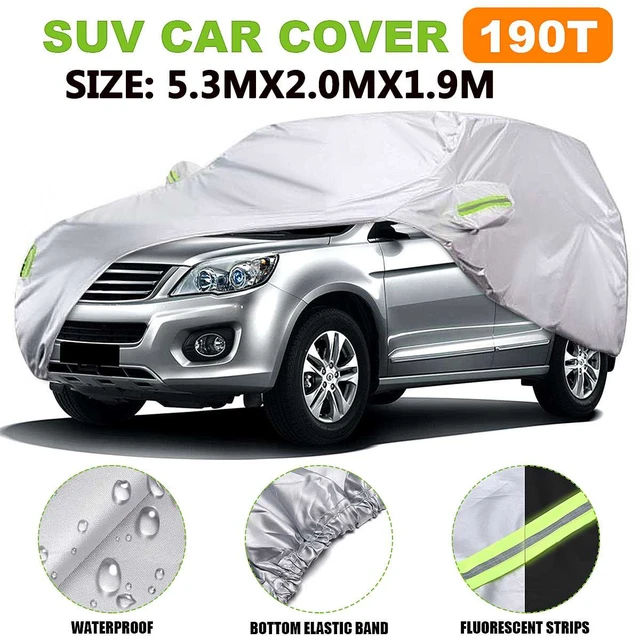 Universal SUV Volle Auto Abdeckungen Indoor Outdoor Winddicht Anti Staub  Sonne Regen Schnee Schutz UV Auto Silber Fall Abdeckung M/L/XL/XXL -  AliExpress