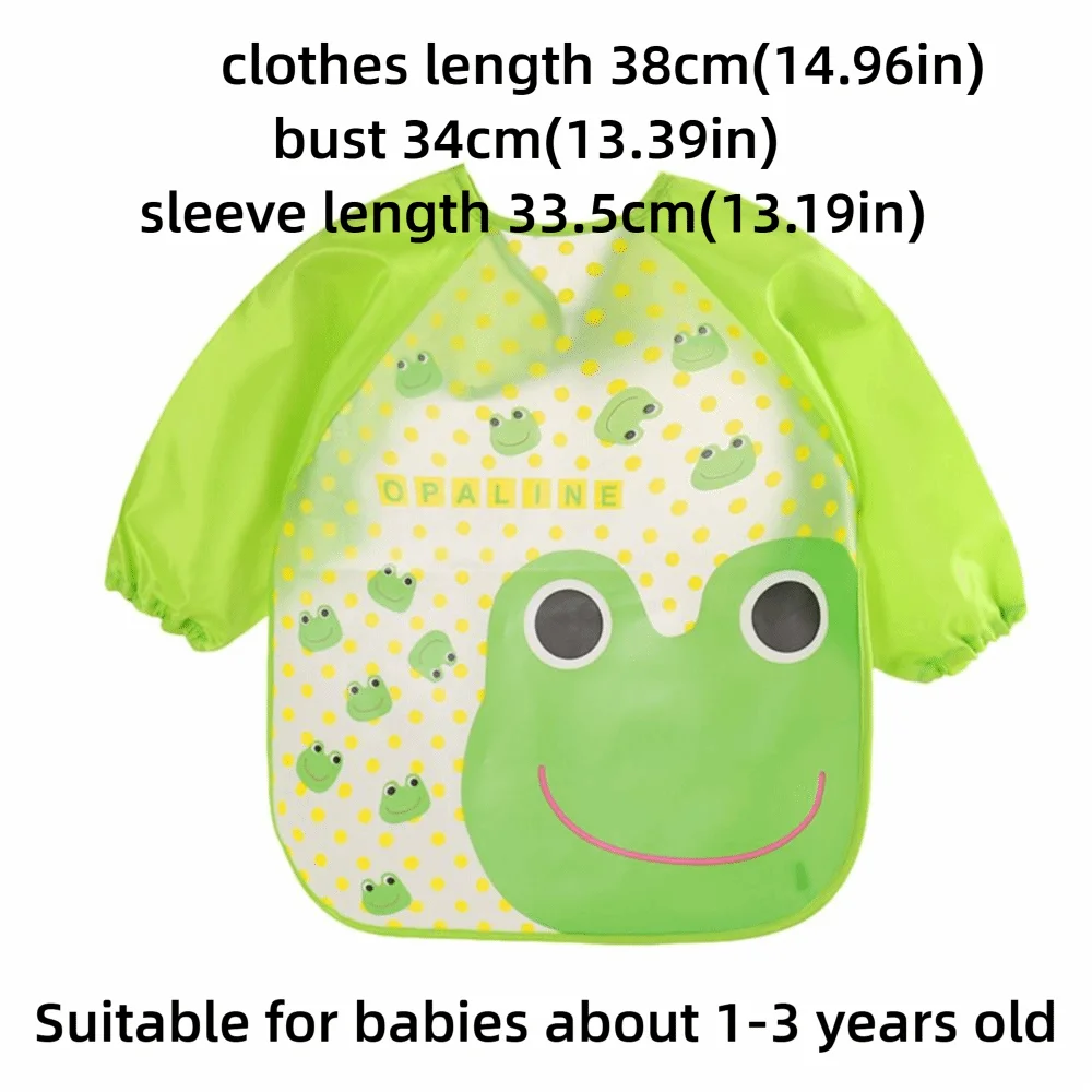 Waterproof PEVA Bib for 0-3 Years Baby Feeding