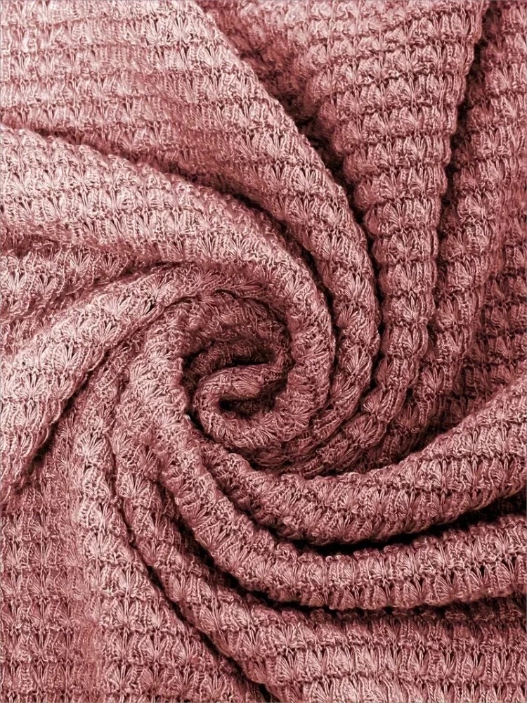 Lässiges, einfarbiges Damen-T-Shirt in Übergröße mit Rundhalsausschnitt – Detail 7