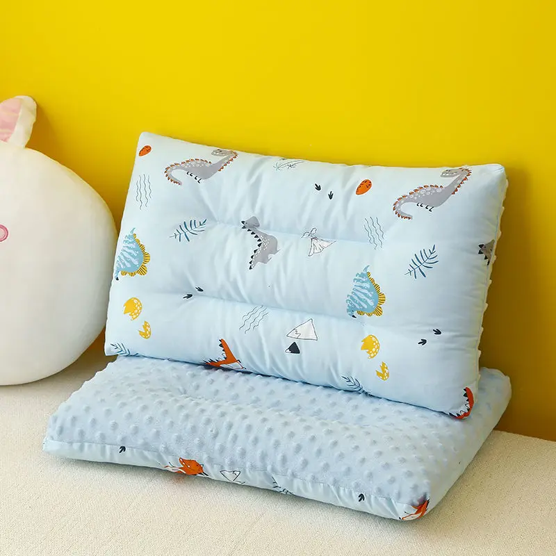 Baby Comfortable Doudou Velvet Sleeping Pillow Newborns Soft Breathable