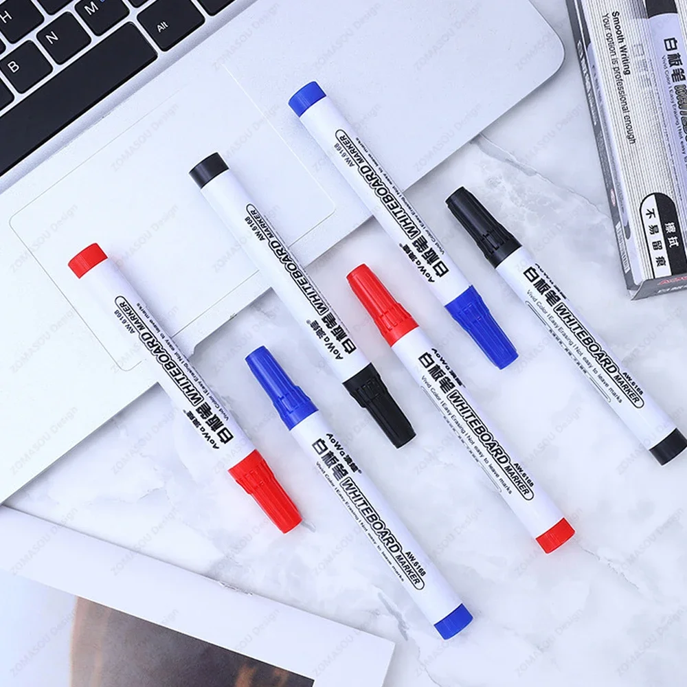 NeW!100-1pcs Erasable Whiteboard Marker Pen Teaching Chalk Blackboard Marker for Ceramics Glass Office School Art Stationery - 6