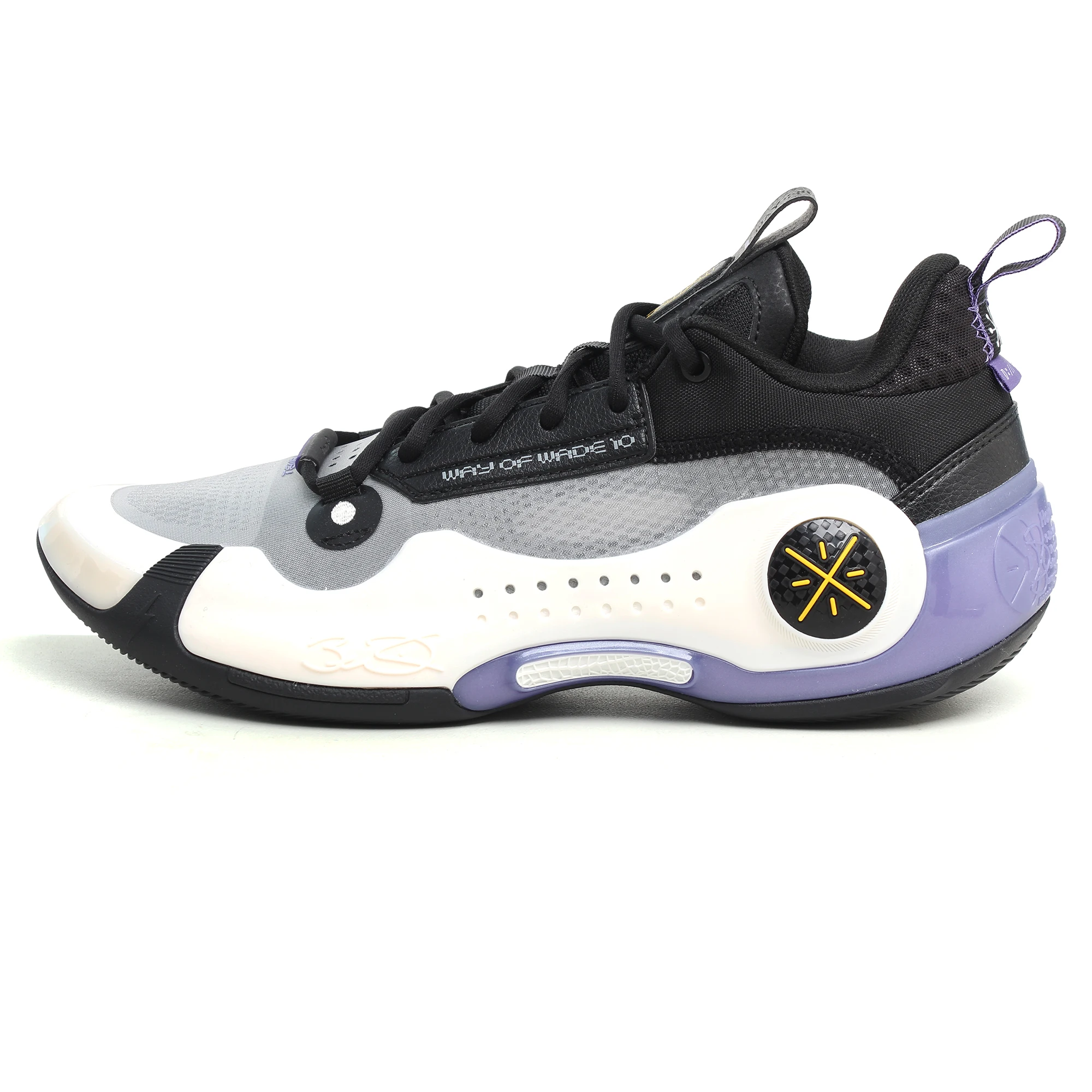 thumbnail image 1 of Zapatillas de baloncesto profesionales Li-Ning WAY OF WADE 10 LOW para hombre con amortiguación y placa de carbono, zapatillas LiNing WOW 10 ABAS083, 1 of 5