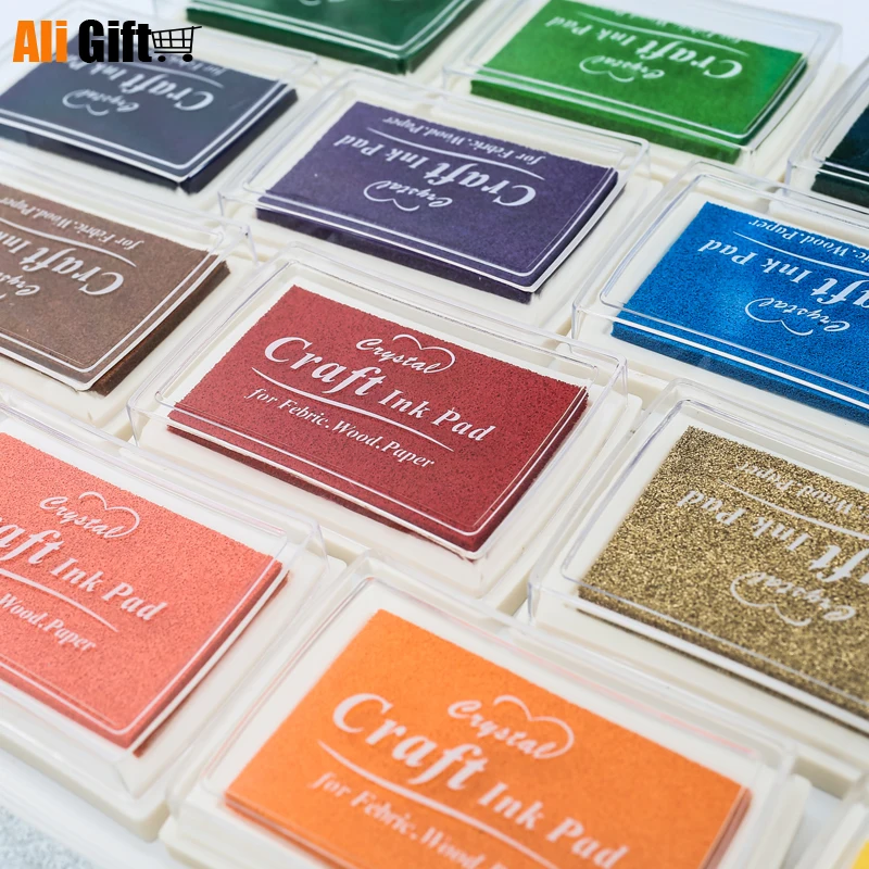 Large Ink Pad Set for Stamping & Scrapbooking 1