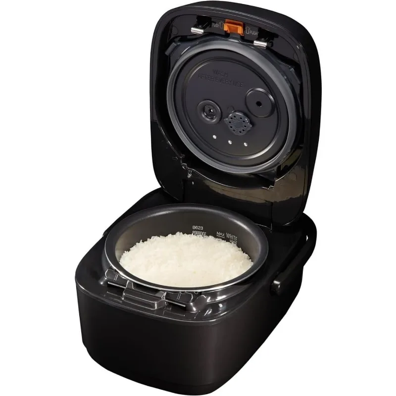 Zojirushi NW-JEC10BA Pressure Induction Heating (IH) Rice Cooker & Warmer, 5.5-Cup, Made in Japan 4