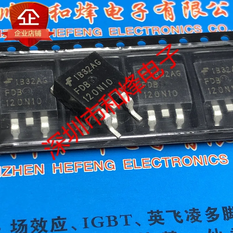 

5PCS-10PCS FDB120N10 TO-263 100V 120A NEW AND ORIGINAL ON STOCK