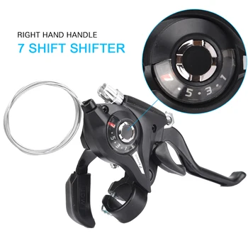 1 paio 3/ 7 / 8 velocità bicicletta cambio freno pollice leva freno MTB Bike deragliatore equitazione leve freno accessori bici