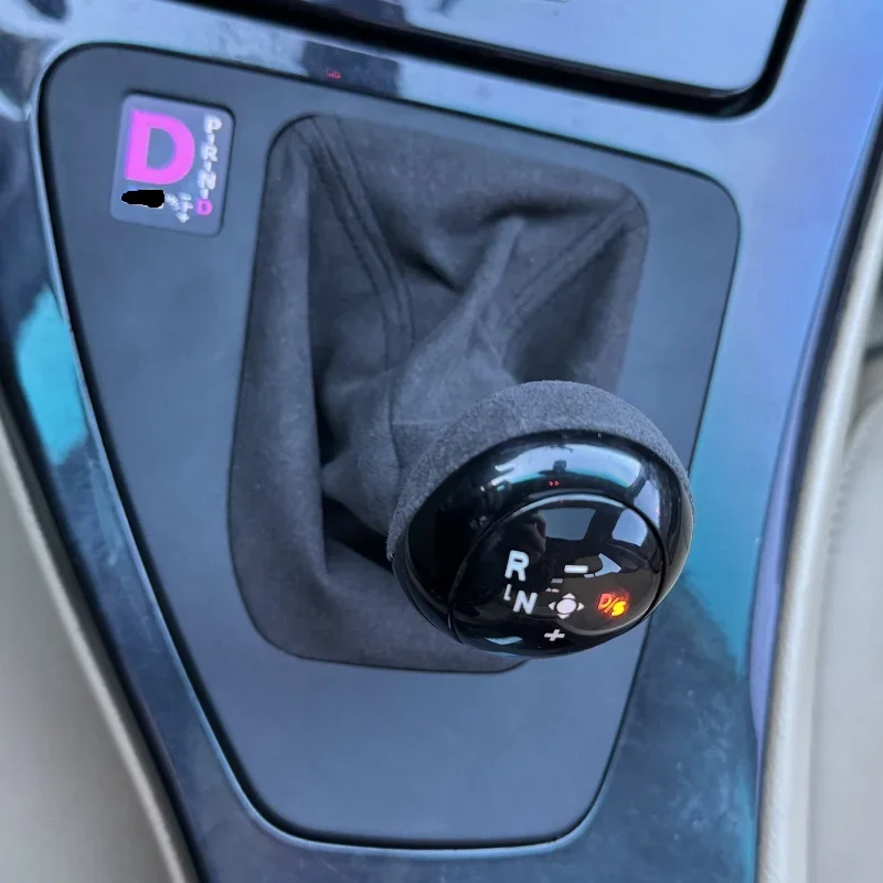 LED Shift Handball LCD Gear Display with Cover Square Hole for BMW e90 e91 e92 e93 Modified