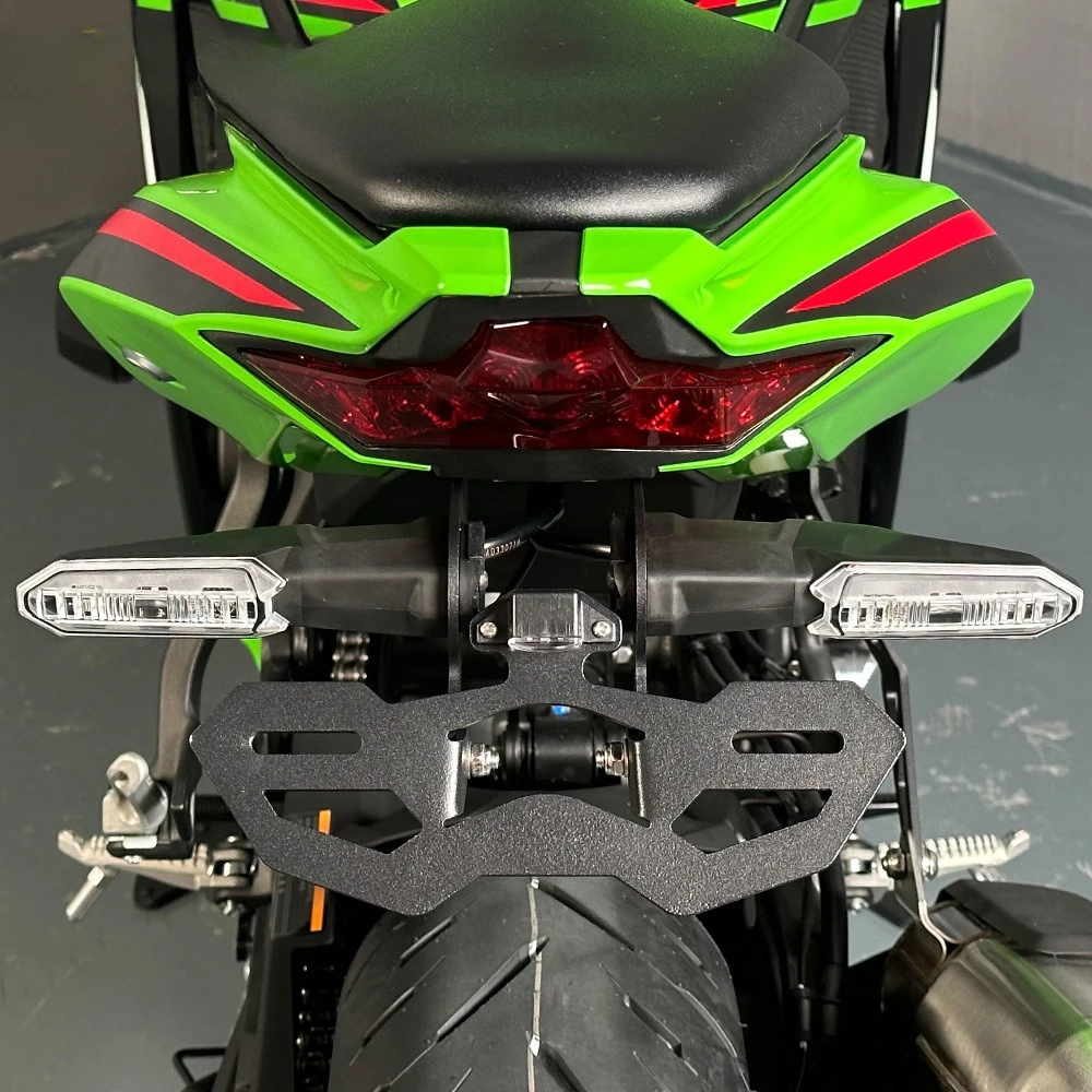 가와사키 닌자 ZX-4RR ZX4R 2023-2026 ZX-25RR 2020 오토바이 LED 테일 브래킷 라이트 펜더 제거기 번호판 홀더