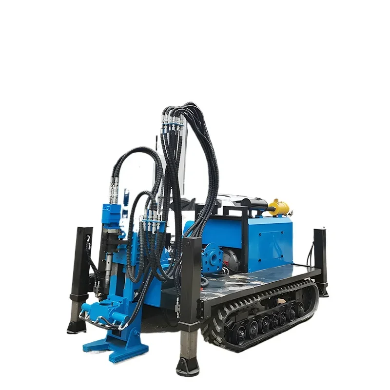 Plataforma de perforación sobre orugas de alta resistencia para minería de construcción, potentes y versátiles equipos de perforación hidráulica, aplicaciones geotécnicas