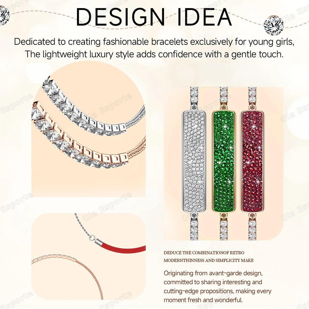 Fashion Luxury Women Bluetooth Smart Bracelet Ladies Fitness Sports Band Heart Rate Blood Oxygen Stress Monitor Smart Wristband