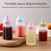 Mini Sauce Squeeze Plastic Seasoning Box Cat Claw Condiment Dressing Salad Dressing Containers For Outdoor Barbecue Camping