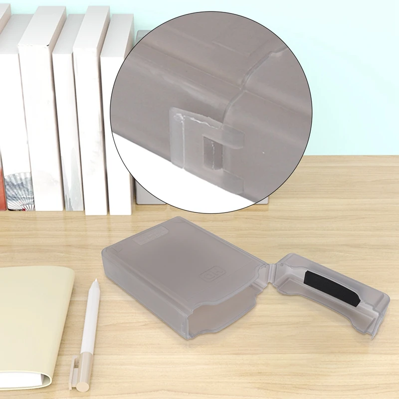 5pcs 3.5" IDE SATA HDD Hard Drive Disk Plastic Storage Box Case Enclosure Cover Gray