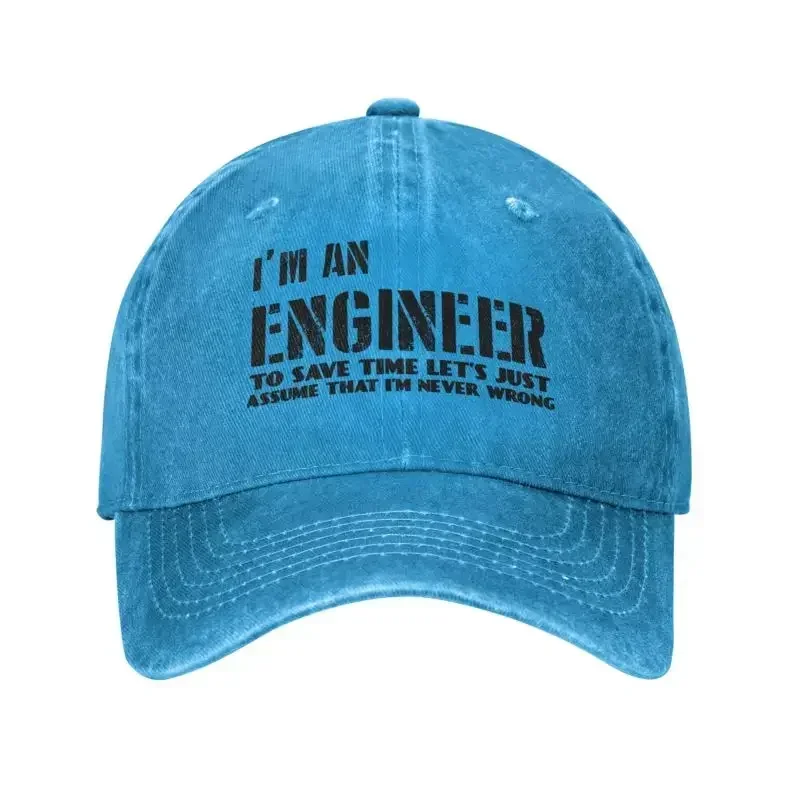 

Fashion Cotton I'm An Engineer I'm Never Wrong Baseball Cap for Women Men Breathable Funny Engineering Quote Dad Hat Performance