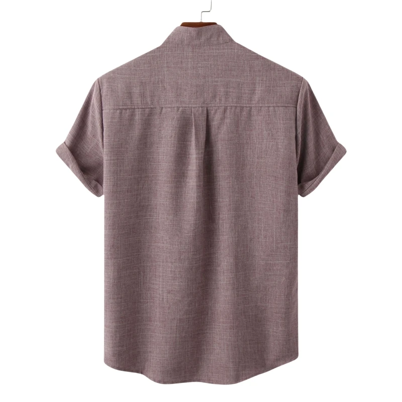 T-shirts Man Short Sleeve Shirt Men Luxury Men's Shirts 2023 Fashion Clothing Blouses Social Free Shipping Hawaiian Cotton Polo
