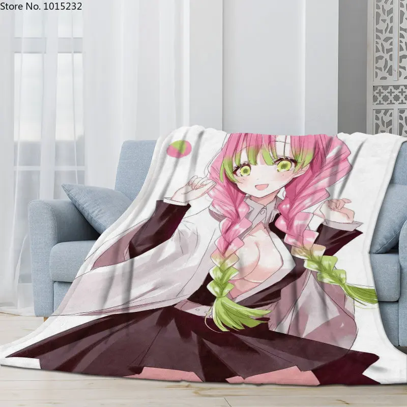

Popular Anime Kanroji Miritsu 3D Flannel Blanket Cartoon Character Thin Blanket Flannel Portable Home Travel Office Blanket 03