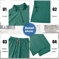 Niaahinn Scrub Surgical Uniforms Medical Clothing for Women Hot Sell Multi-color Veterinary Pet Hospital Dental Clinic Work Wear - Image 6