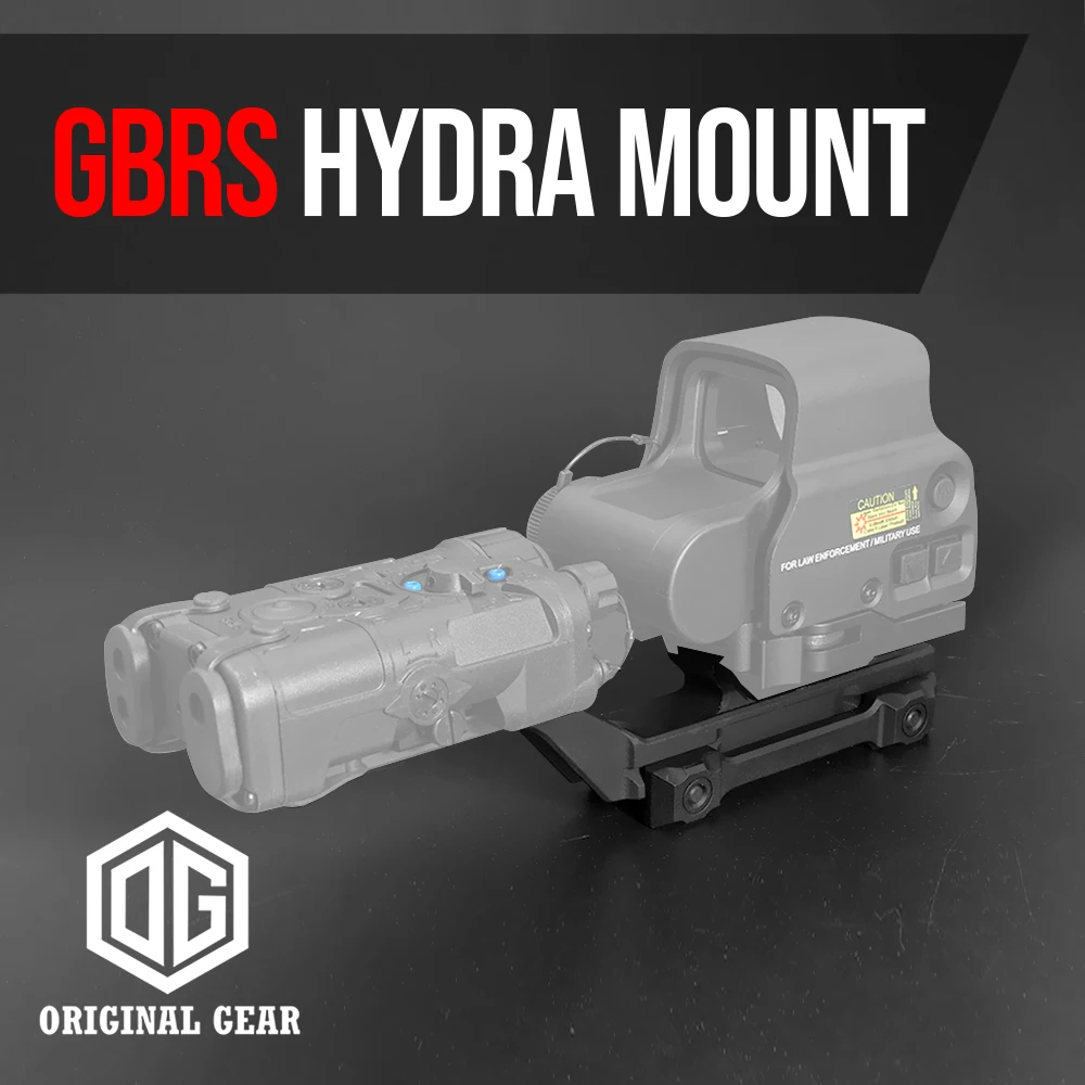 GBRSHydraMountTypeBForAirsoftLaserAmingEXPS3HolographicRed