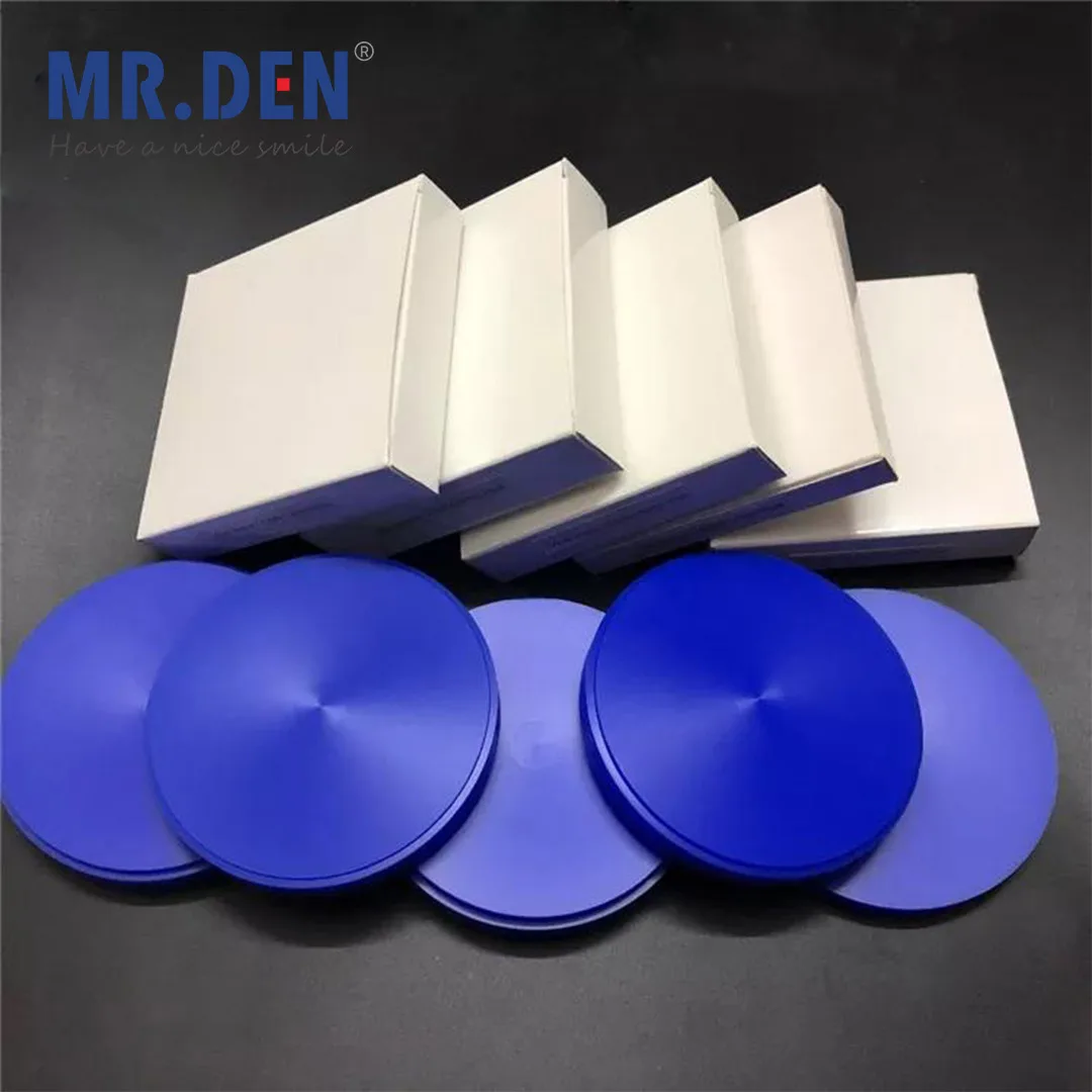 

5 Pcs MR DEN CAD/CAM Dental Wax Block OD98 95 Lab Materials Blue White Denture