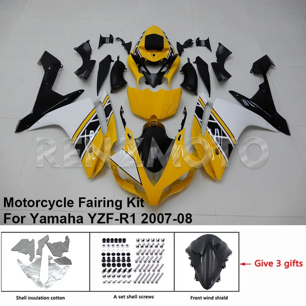

Обтекатель R/Z 8R112 для YAMAHA YZF R1 2007-2008, комплект кузова мотоцикла, декоративная пластиковая защитная пластина, аксессуары, оболочка
