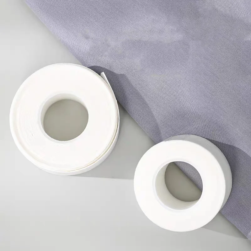 Disposable Self-Adhesive Collar sticker Women Men Absorbent Anti-dirt T-shirt Collar Sticker Protector Neck Liner Pads 8M*2.CM Self Adhesive Fabric Tape Self Adhesive Tape Clothing Auxiliary Fabric