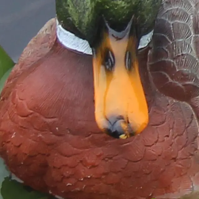 Nagy Méretű Kültéri Kerti Kacsa Szobrok Aranyos Gyanta Mandarin Szobor Tó Dekoráció Lakberendezési Állati - Image 5