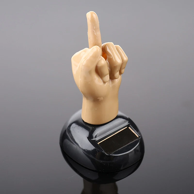 

1PC Solar Swing Doll Car Accessories Creative Cartoon Finger Car Decoration Office Decoration Car Decor Car Ornament