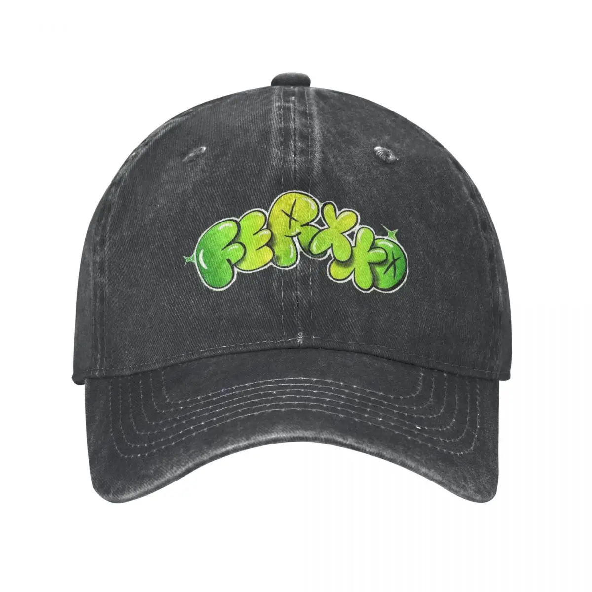 

Ferxxo Logo Feid Mor Baseball Cap Vintage Distressed Denim Sun Cap for Men Women Outdoor Workouts Adjustable Fit Hats Cap
