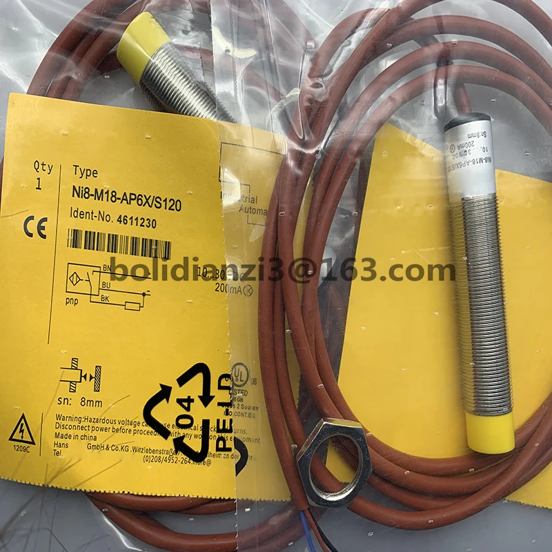 오리지널 근접 스위치 센서, NI8-M18-AP6X, S100, BI5-M18-AP6X, S120