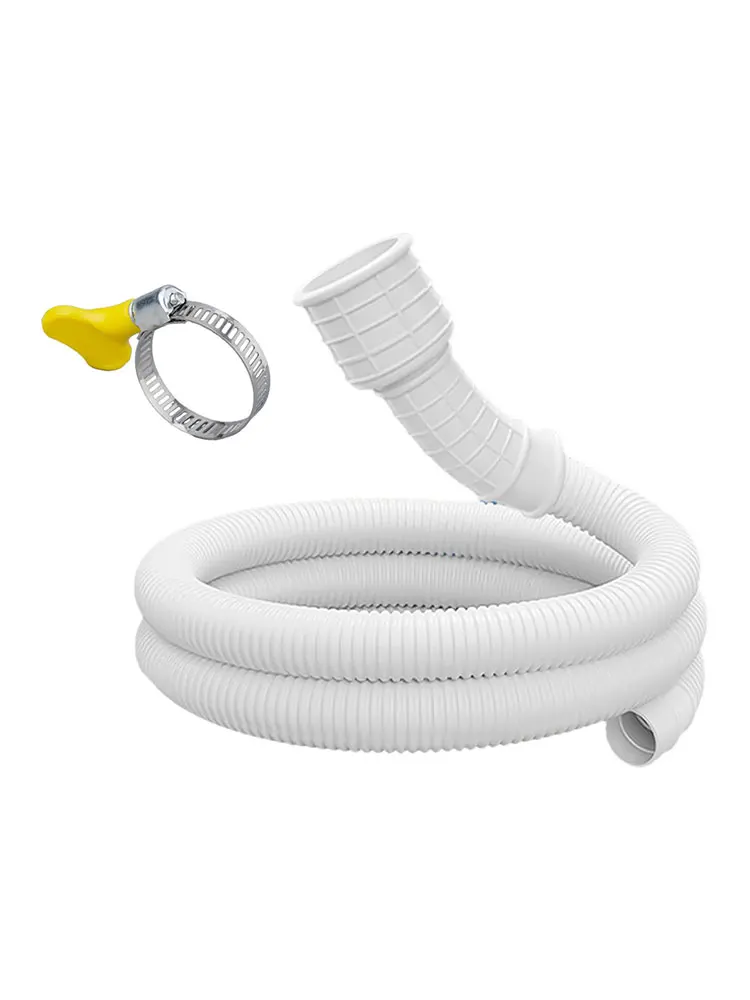 1pc 1-5M Weiß Ablauf Schlauch Rohr Klimaanlage Ablauf Rohr Für Wasserhahn Zubehör Waschmaschine Wasser Rohr hause Hardware – Detail 10