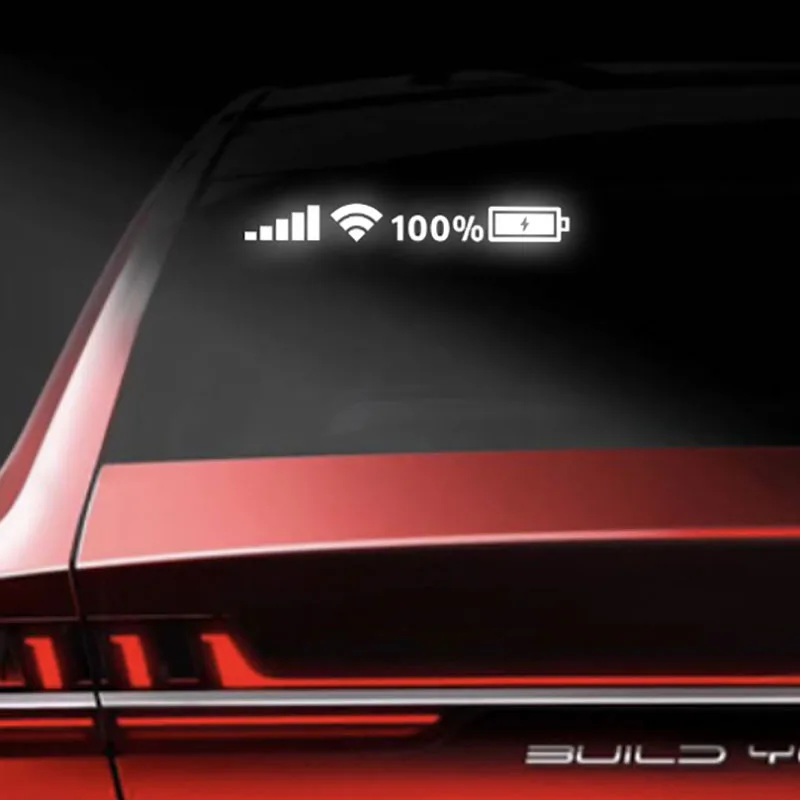 

2022 Wifi Battery Level Mark Vinyl Stickers for Subaru Forester Outback Legacy Impreza XV BRZ/ Skoda Octavia Fabia Rapid Superb