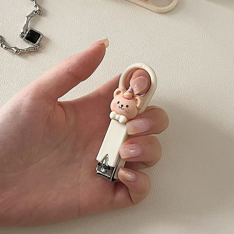 Baby Cute Cartoon Animal Bear Nails Clippers Cutter for Kid Girls Portable Nail Scissor Clippers Beauty Trimmer Care Accessories