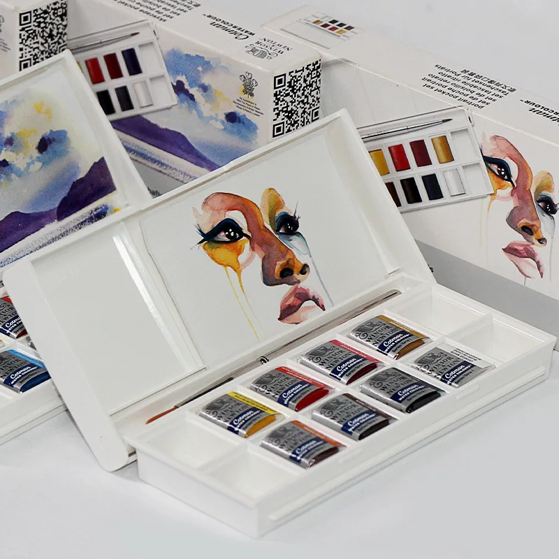 어린이용 방수 안료 세트, DIY 석고 인형 안료, 연 그림 안료 스트립, 3ml