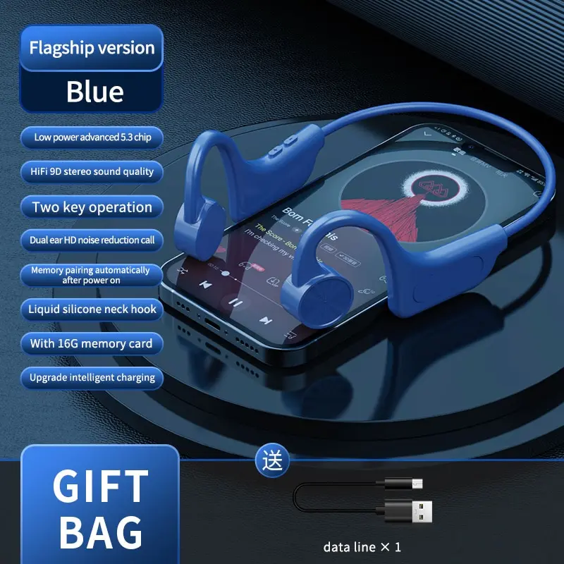 Blue with SD card