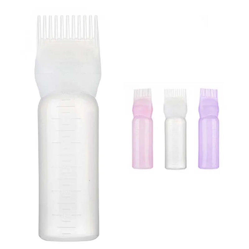Hair Dye Applicator Brush Bottles Dyeing Shampoo Bottle Oil Comb Hair Dye Bottle Applicator Coloring Styling Tool hair dye applicator bottle