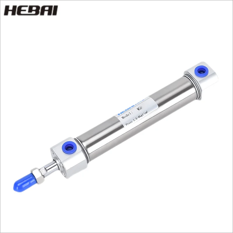 

HEBAI Pneumatic MG40 Mini Cylinder with Magnetic Stainless Steel MG Bore 40mm Stroke 225/250/275/300/350/400/450/500mm