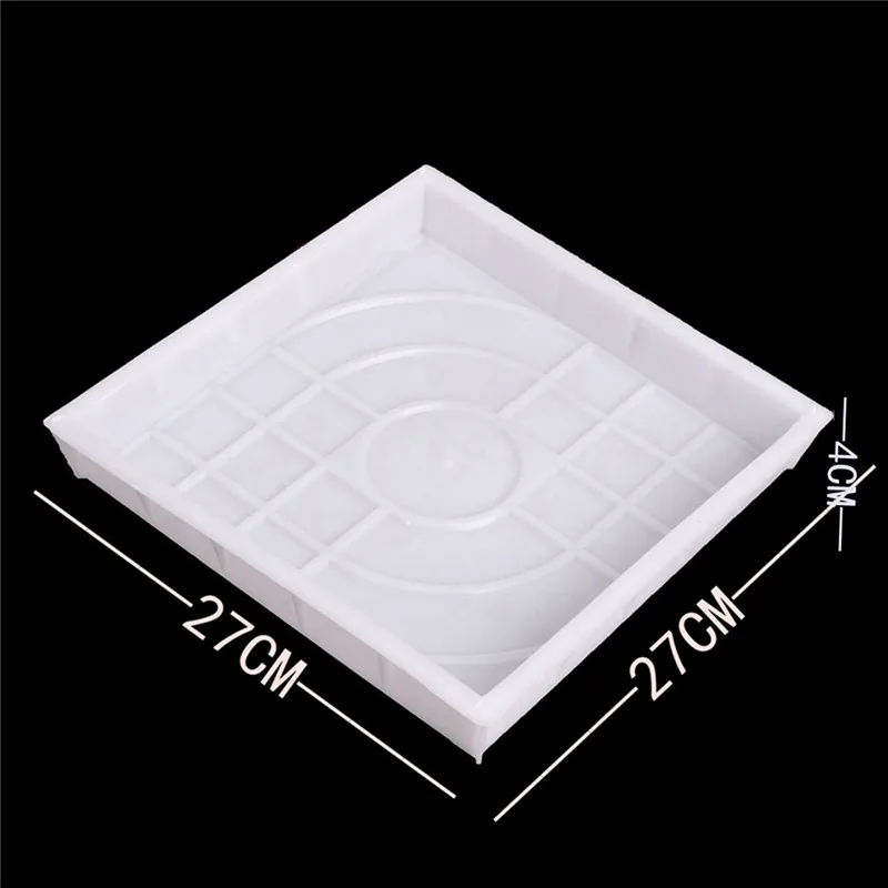 27x27x4cm Plastic Brick Maker Mold DIY Square Garden Path Concrete Paving Pavement Walkway Design Garden Building Accessories